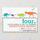 Recherche de tyrannosaurus rex anniversaire invitations Triceratops