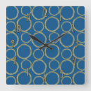 Recherche de bleu brillant horloges Glamour