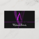 Recherche de violette et noir cartes visite Coiffeur
