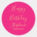 Recherche de motif jaune autocollants Pour elle