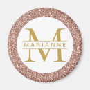 Zoek naar monogram magneten Glitter
