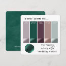 Recherche de palette de couleurs invitations Bride