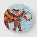 Recherche de éléphant sauvage horloges Coloré
