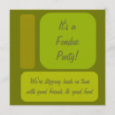 Zoek naar fondue uitnodigingen Feest