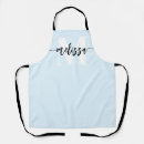 Recherche de bleu pastel tabliers Minimaliste
