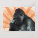 Recherche de chimpanzé drôle cartes postales Gorille
