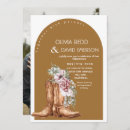 Recherche de western mariage invitations Bohémien