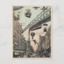 Recherche de ville futuriste cartes postales Steampunk