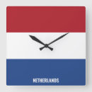 Recherche de pays horloges Drapeau de pays bas