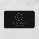 Recherche de dentists cartes visite Élégant