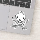 Recherche de jolly roger autocollants Blanc