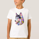Recherche de husky enfant tshirts Chien
