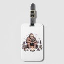 Recherche de créature mythique bagages étiquettes Sasquatch