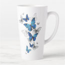 Recherche de papillon bleu tasses Papillons
