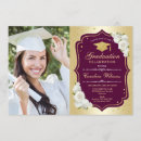 Recherche de burgundy graduation invitations Diplôme en photo