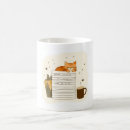 Recherche de chat endormi tasses Orange