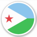 Recherche de djibouti autocollants Drapeau