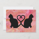 Recherche de chats romantiques cartes postales Valentine