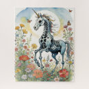 Recherche de mystique puzzles Licorne