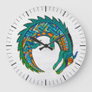 Recherche de peint à la main horloges Vert
