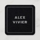 Recherche de cadre noir cartes visite Moderne