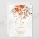 Recherche de burnt orange baby shower invitations Pour tous
