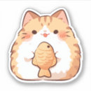 Recherche de chat orange autocollants Mignon