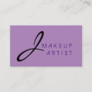 Recherche de arrière plan violet cartes visite Maquillage