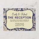 Recherche de dentelle bleu marine invitations Ivoire