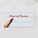 Recherche de crayons cartes visite Customer