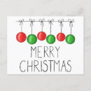 Recherche de boules noël cartes postales Mignon