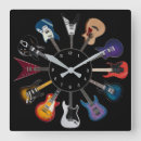Recherche de guitare électrique horloges Instruments