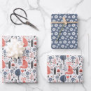 Recherche de nordic papier cadeau Bleu