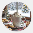 Recherche de de chocolat chaud autocollants Festif
