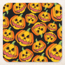 Recherche de citrouille halloween dessous de verres Nature