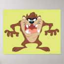 Recherche de looney tune characters posters Tasmanian devil