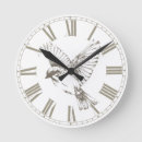 Recherche de oiseaux vintages horloges Illustration