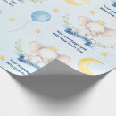 Zoek naar olifant baby cadeaupapier Blauw