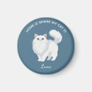 Recherche de long refrigérateur magnets Maman chat