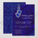 Recherche de 65 ans mariage cartes invitations Bleu