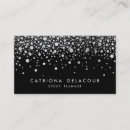 Recherche de noir et argent cartes visite Pour elle