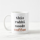 Recherche de rabbin tasses Café