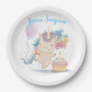Recherche de licorne assiettes Fille