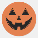 Recherche de visage de citrouille autocollants Jack o' lantern