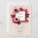 Recherche de magenta mariage invitations Fleurs