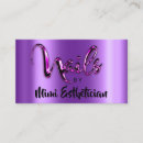 Recherche de nail artist cartes visite Boss