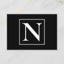 Zoek naar typografie visitekaartjes Zwart en wit