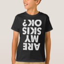 Recherche de ski drôle tshirts Skis