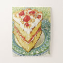 Recherche de fraise puzzles Gâteau
