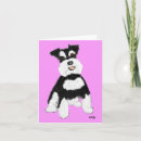 Recherche de schnauzer vœux cartes Noir